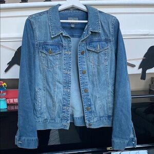 Market & Spruce Blue Jean Jacket Classic Denim